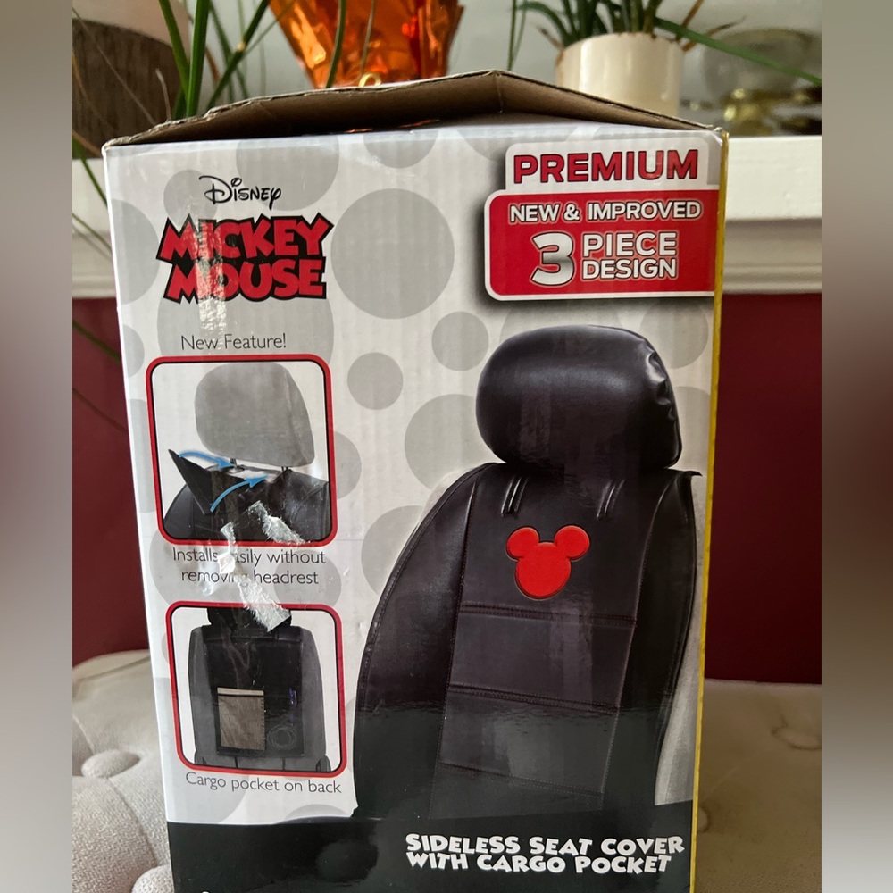 Mickey Mouse seat cover